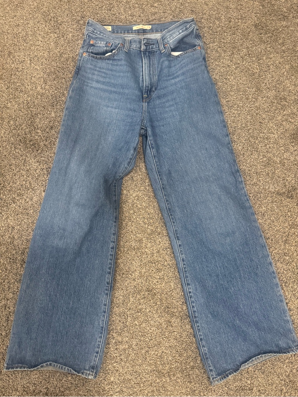Levi's Rib Cage  Wide Leg Jeans Size 28